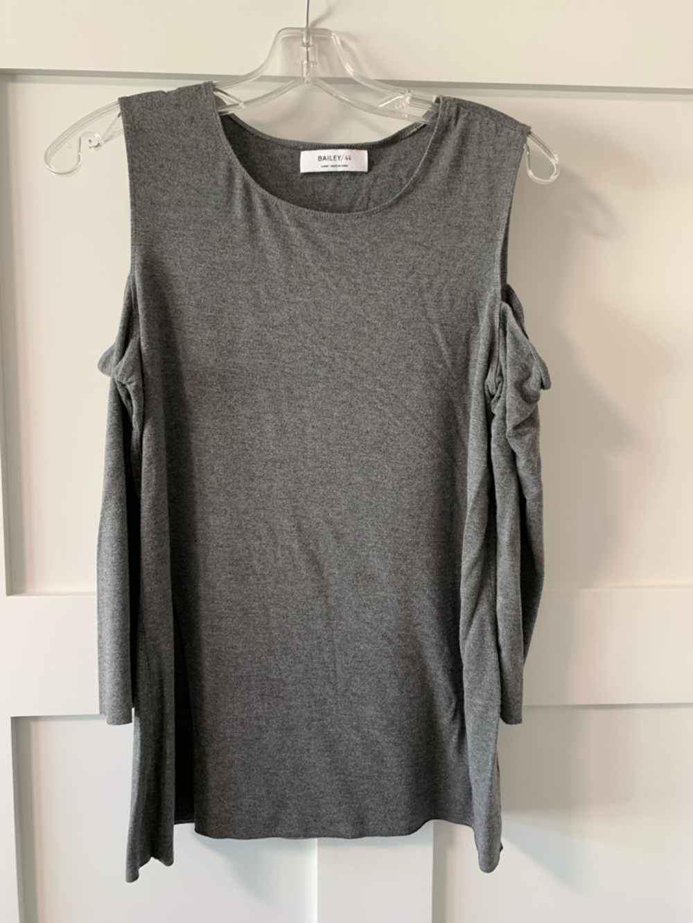 Bailey 44 Gray Long Sleeve Tee